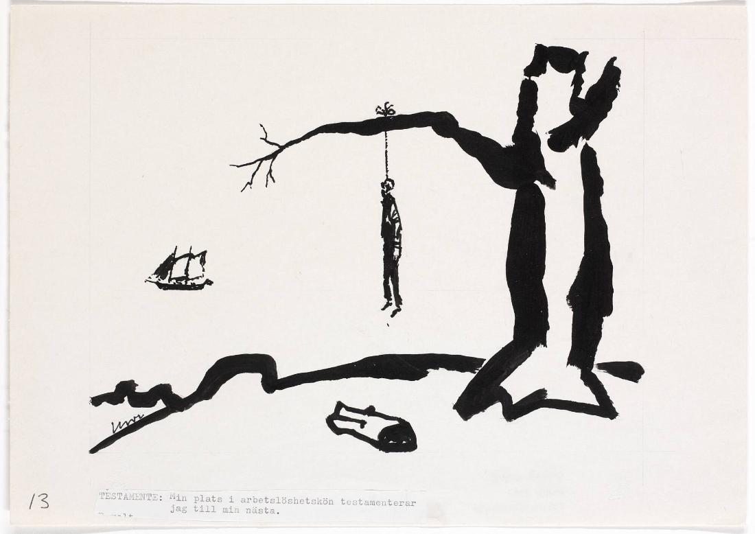 TESTAMENTE: Min plats i arbetslöshetskön testamenterar jag till min nästa.