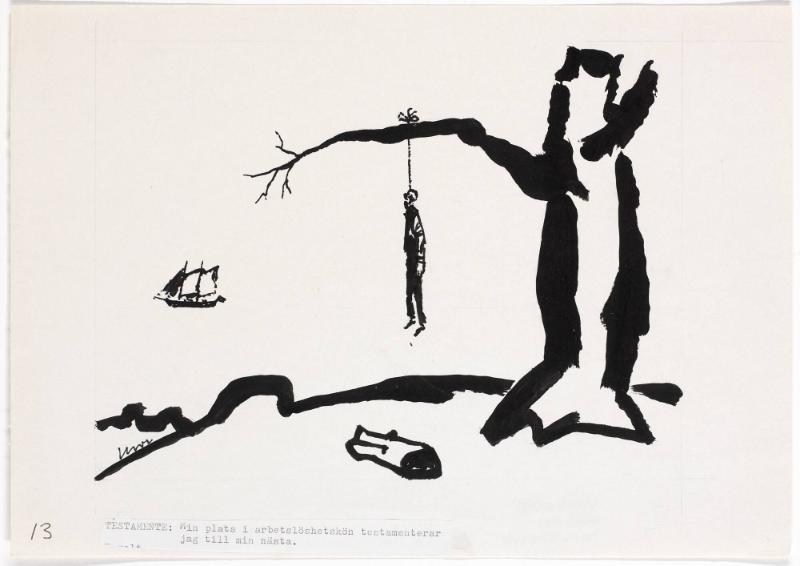 TESTAMENTE: Min plats i arbetslöshetskön testamenterar jag till min nästa.