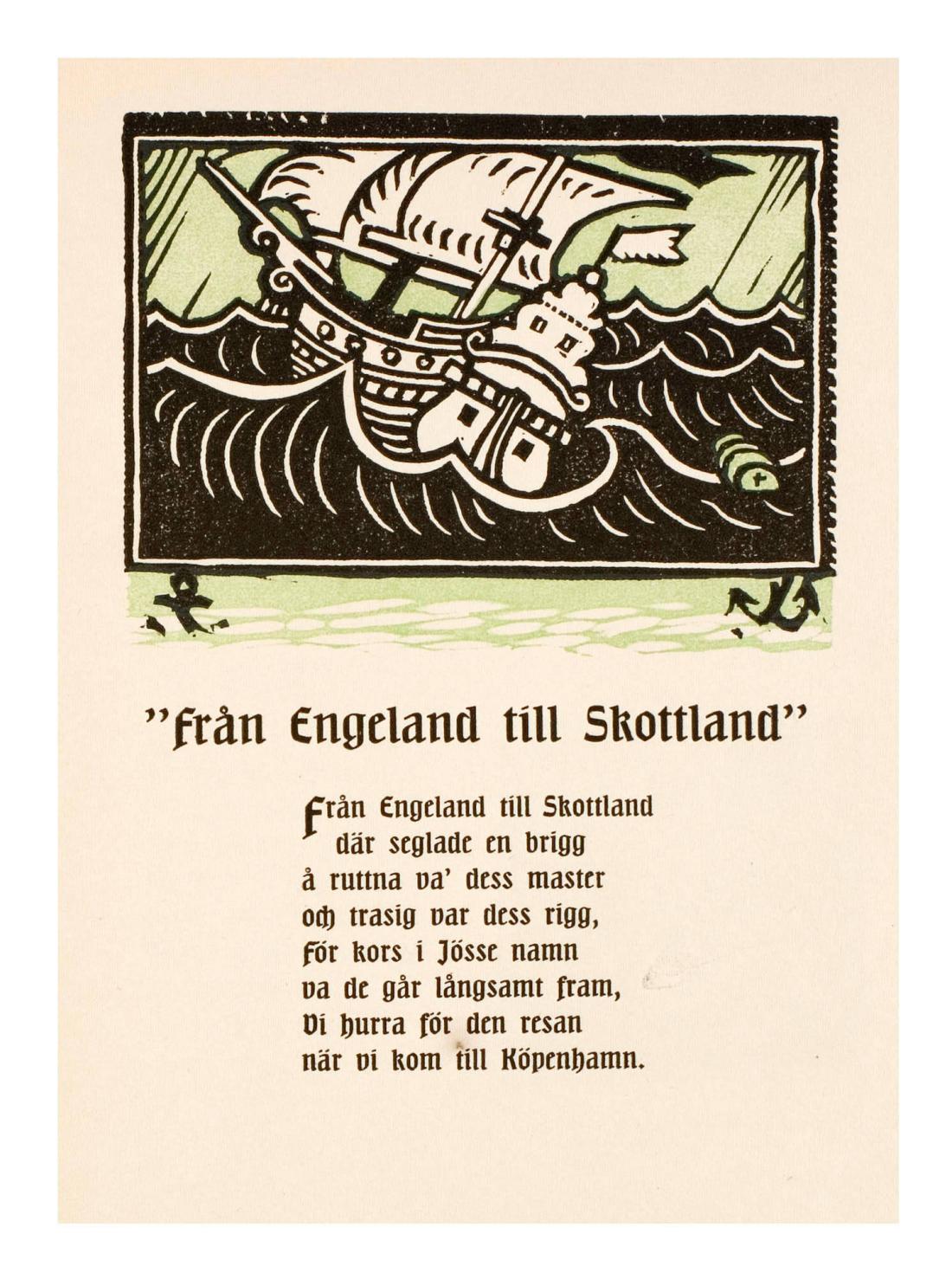 Ill. till visan 'Från Engeland till Skottland'