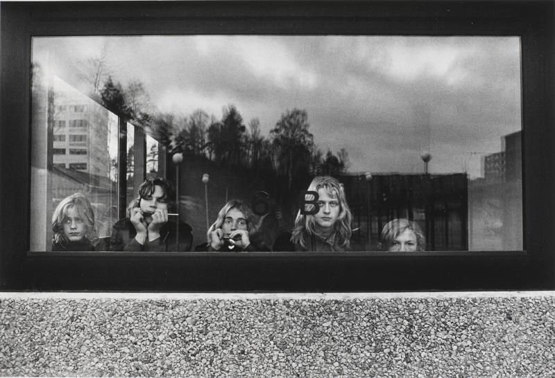 Reine, Cocos, G.P., Max och Gerhard. Ur serien Hammarkullen 1973