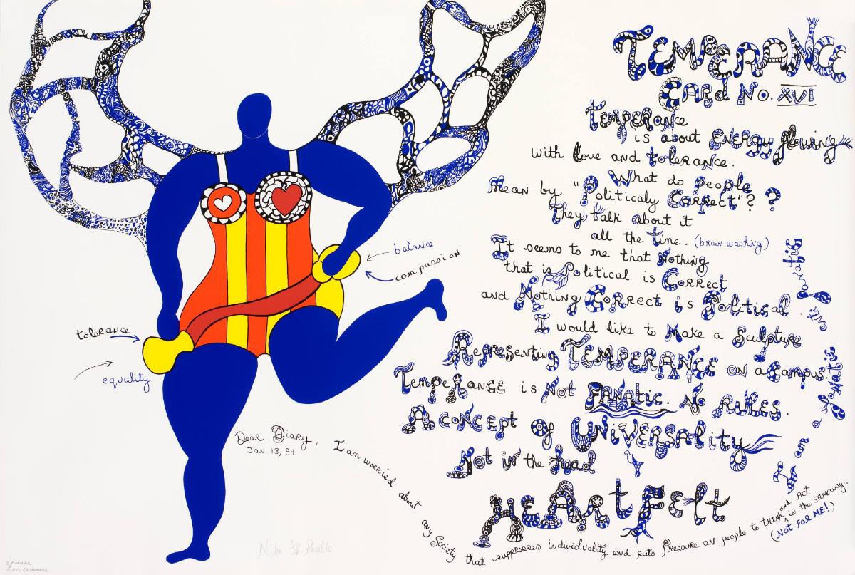 Temperance Card No XVI