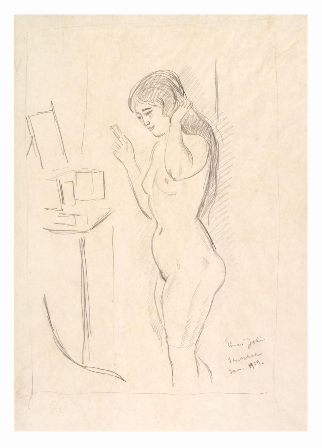 Illustration till Fredmans Sånger nummer 27