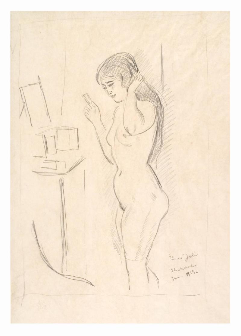 Illustration till Fredmans Sånger nummer 27