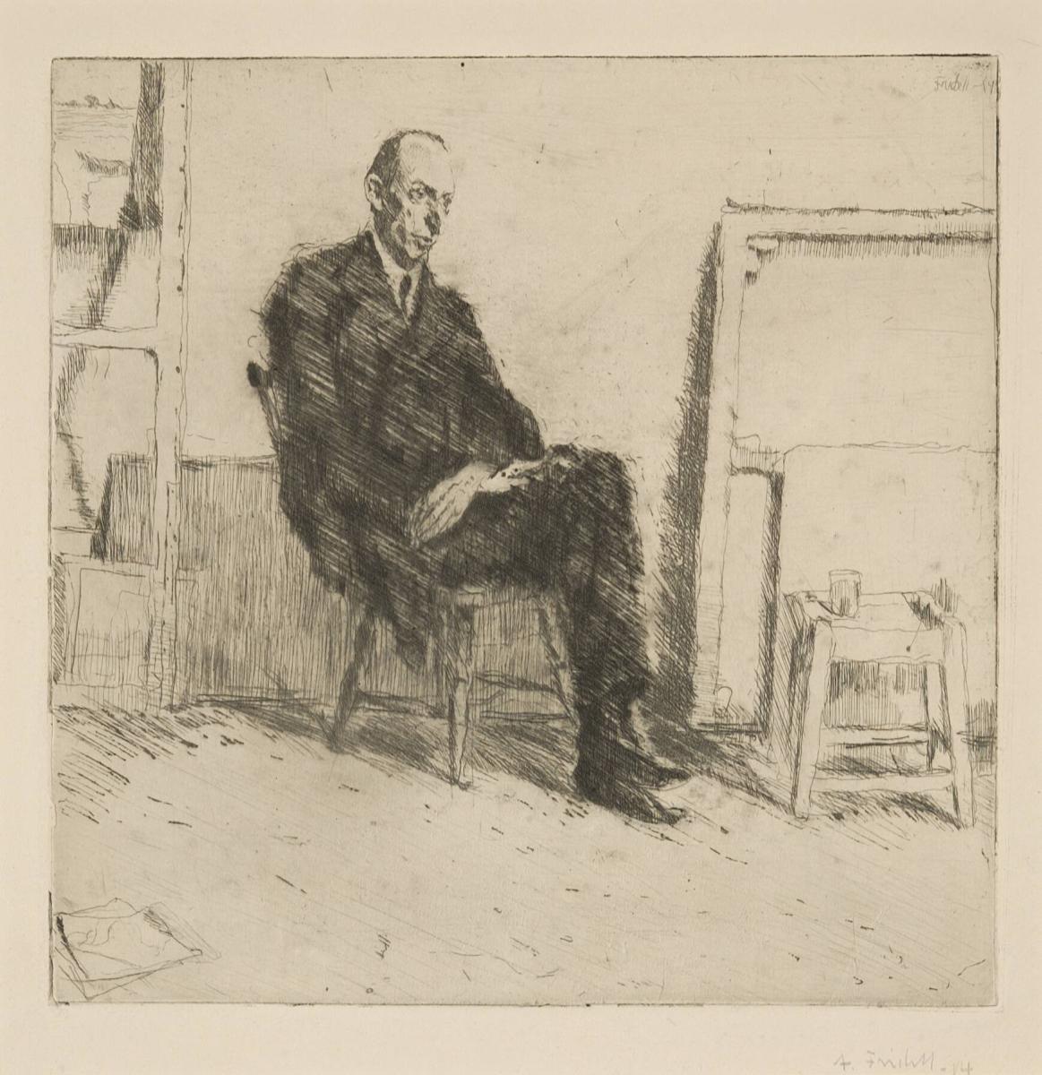 Konstnären Alfred Hedlund II