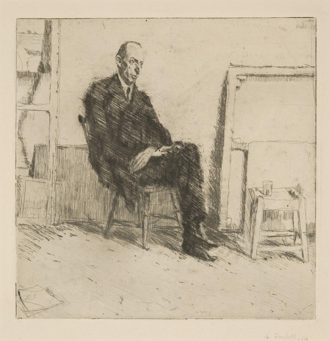 Konstnären Alfred Hedlund II