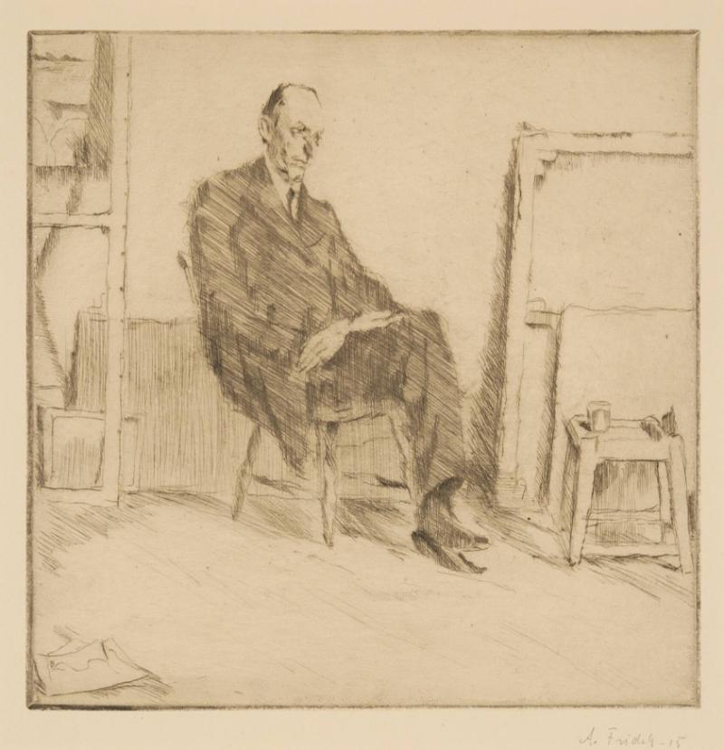 Konstnären Alfred Hedlund II