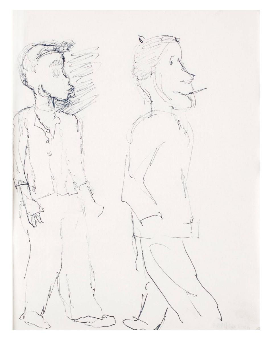 Skissblock nr 56, Paris-Vezlay