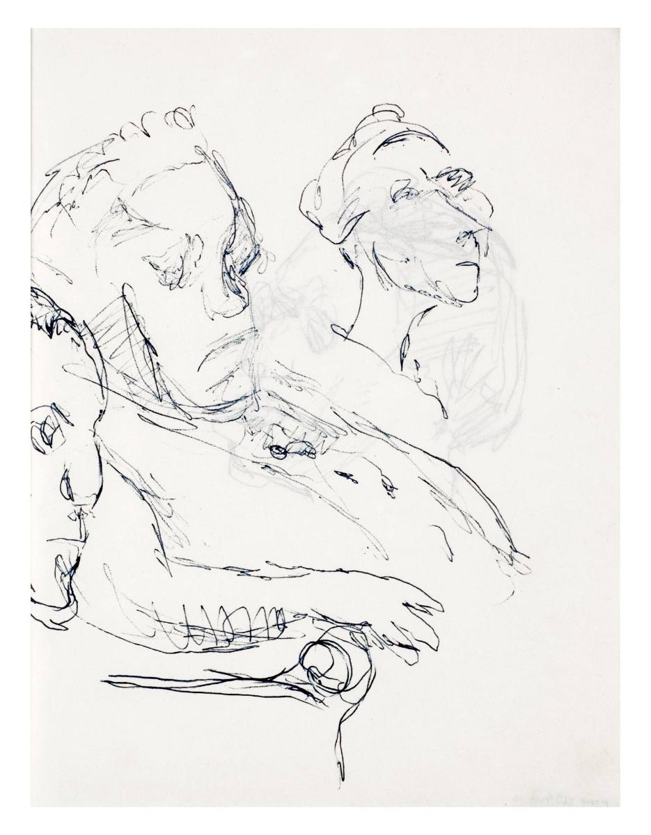 Skissblock nr 56, Paris-Vezlay