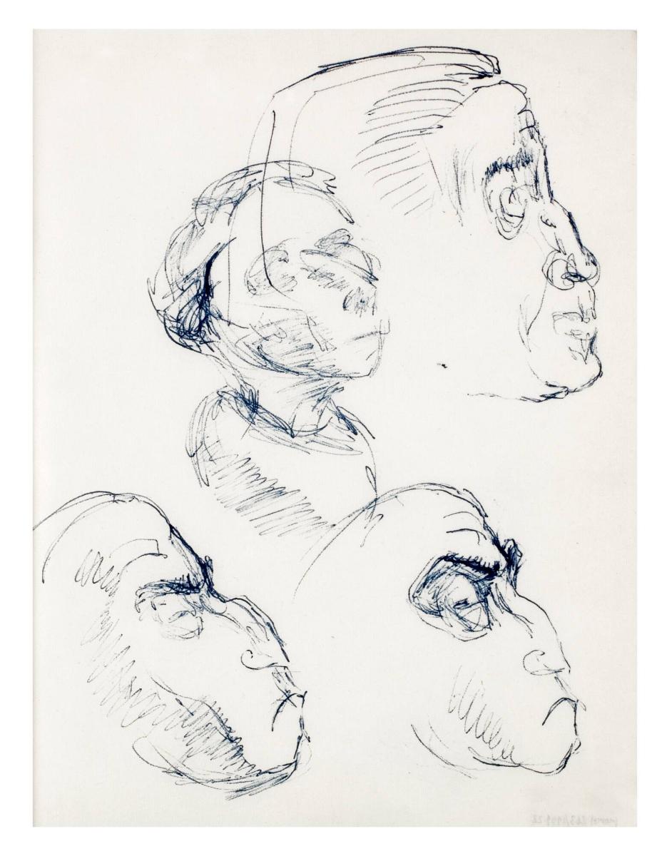 Skissblock nr 56, Paris-Vezlay