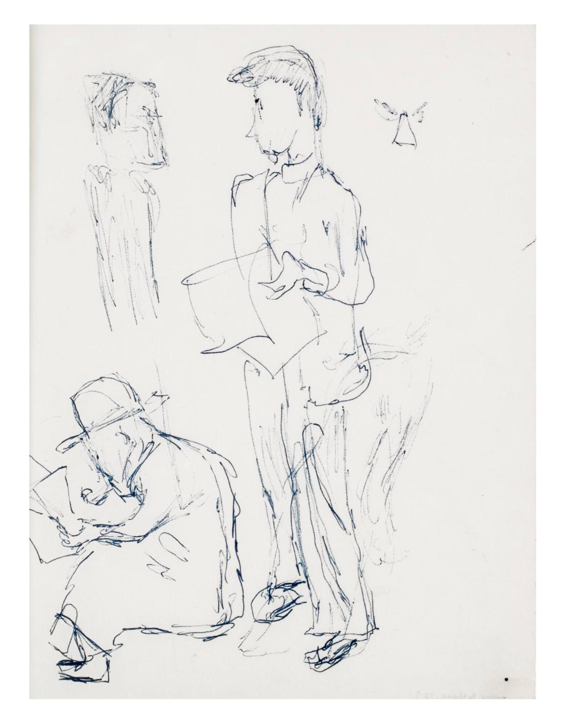 Skissblock nr 56, Paris-Vezlay