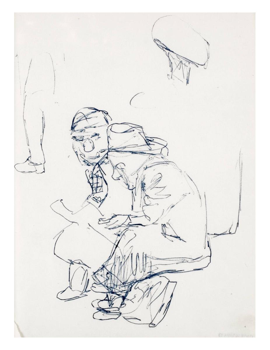 Skissblock nr 56, Paris-Vezlay