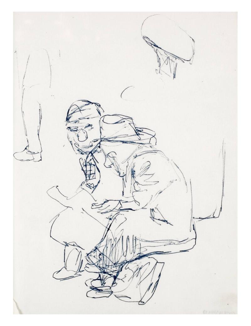 Skissblock nr 56, Paris-Vezlay