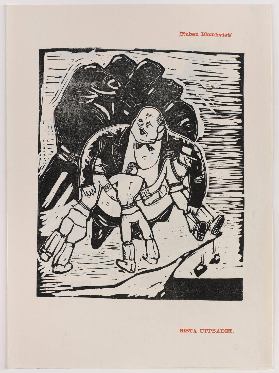 Sista uppbådet. Humanitet, okt 1933