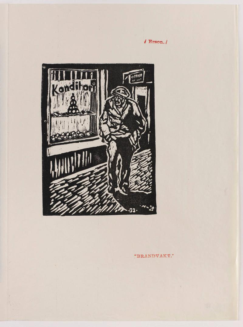 Brandvakt. Humanitet. okt 1933