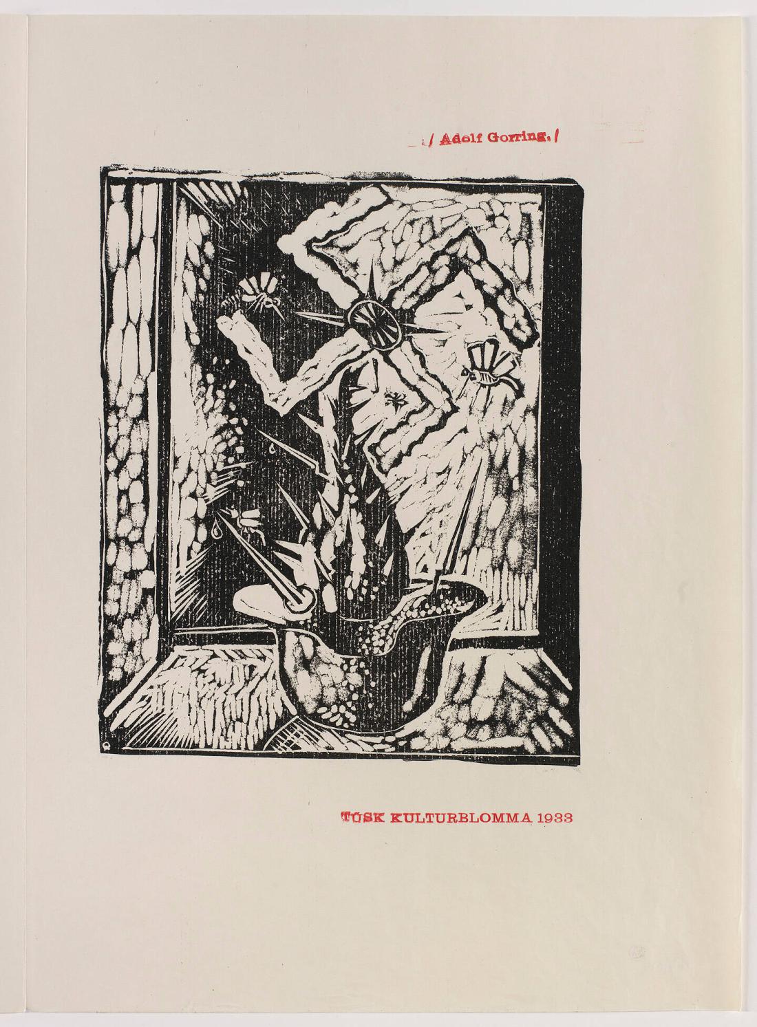 Tysk kulturblomma. Humanitet. okt 1933