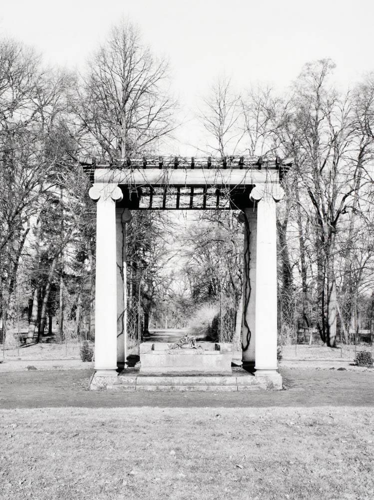 Antikt tempel, Sanssouci, Potsdam, Tyskland. Ur serien Arkadien - modell, museum och lekplats
