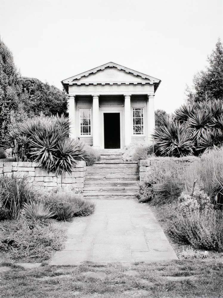 Antikt tempel, Kew Gardens, London, England. Ur serien Arkadien - modell, museum och lekplats