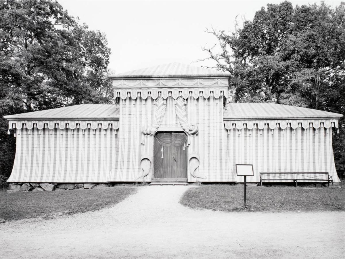 Turkiskt tält, Drottningholm, Stockholm, Sverige. Ur serien Arkadien - modell, museum och lekplats