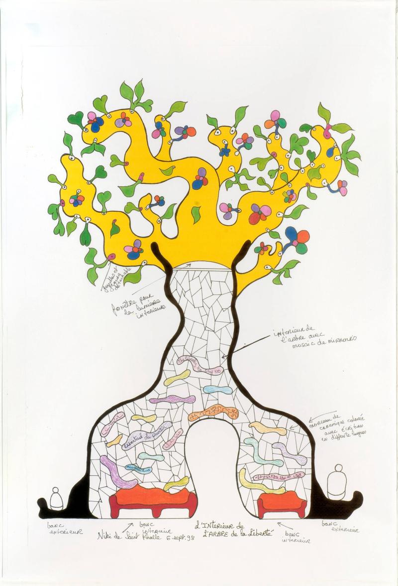 [Skiss för l' Arbre de la Liberté]
