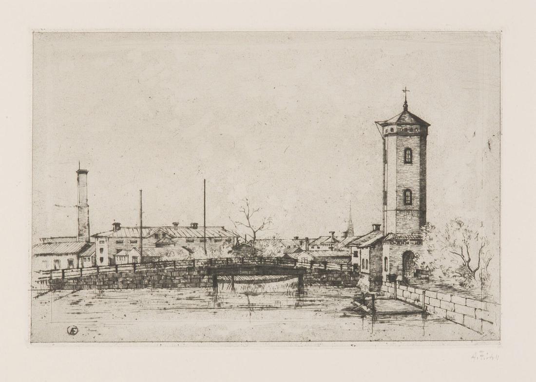 Från Fisktorget i Falun (Faluån I)