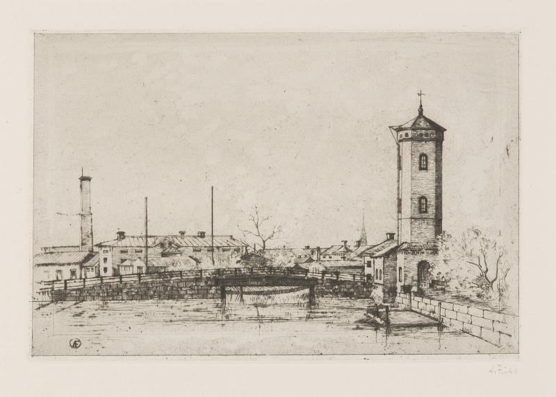 Från Fisktorget i Falun (Faluån I)