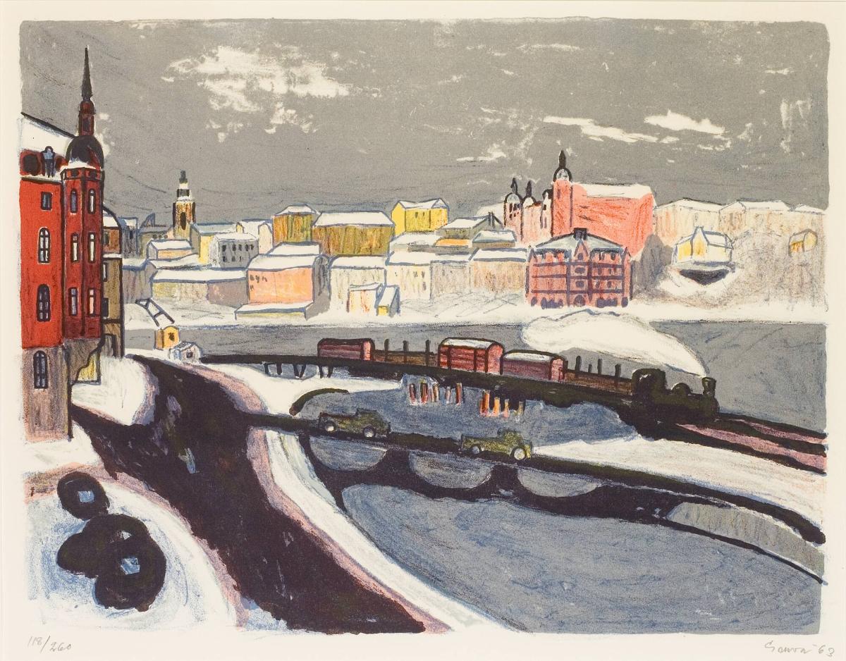Vinter, Slussen