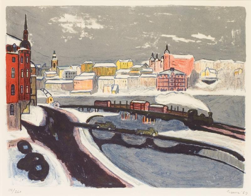 Vinter, Slussen