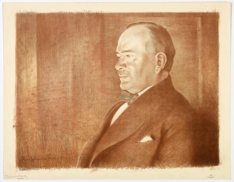 Porträtt av Erik Axel Karlfeldt