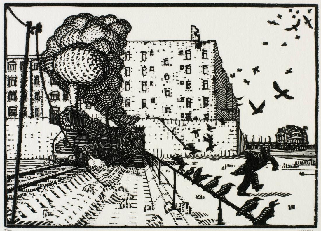 Scen 22 (eller 39) ur sviten 'Orfeus og Eurydike'