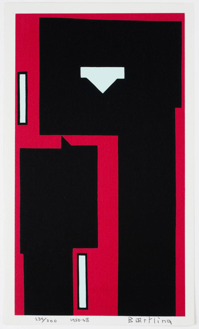 Egypte-formes noires dans le rouge. Ur serien "The Angles of Baertling 
Open Form Infinite Space 
From Cinètisme To Open Form 1949-1968". Ur portfolion "The Angles of Baertling Open Form Infinite Space From Cinètisme to Open Form 1949-1968"