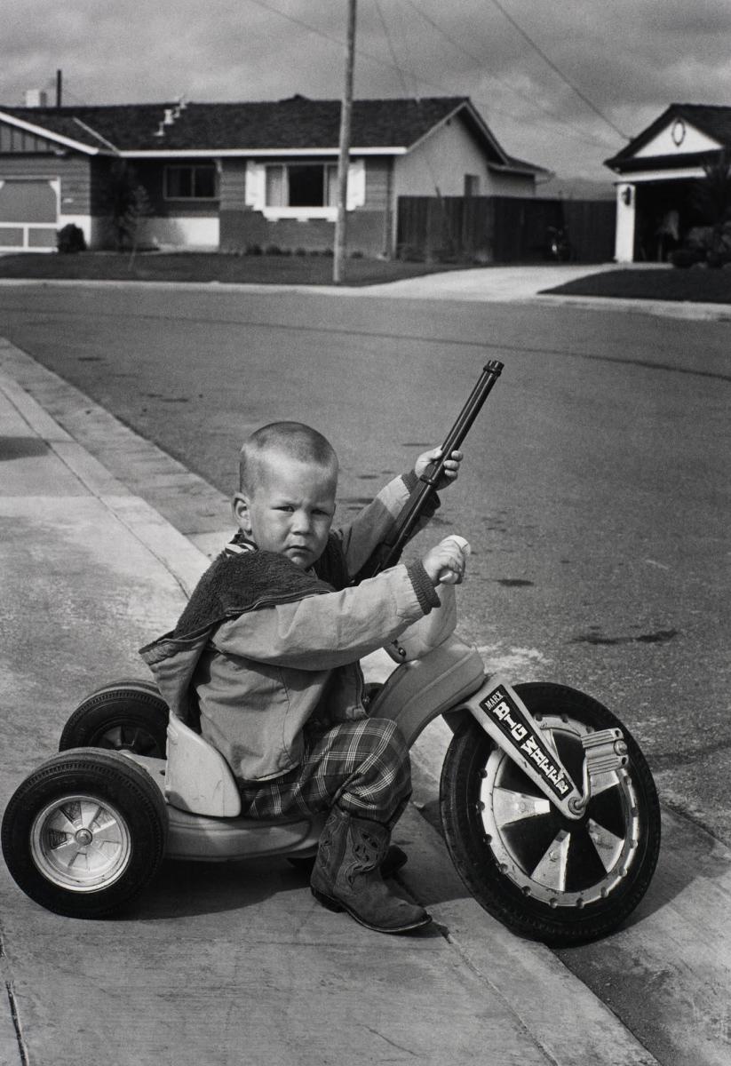 I don't feel that Richie playing with guns will have a negative effect on his personality (he already wants to be a policeman). From the series Suburbia