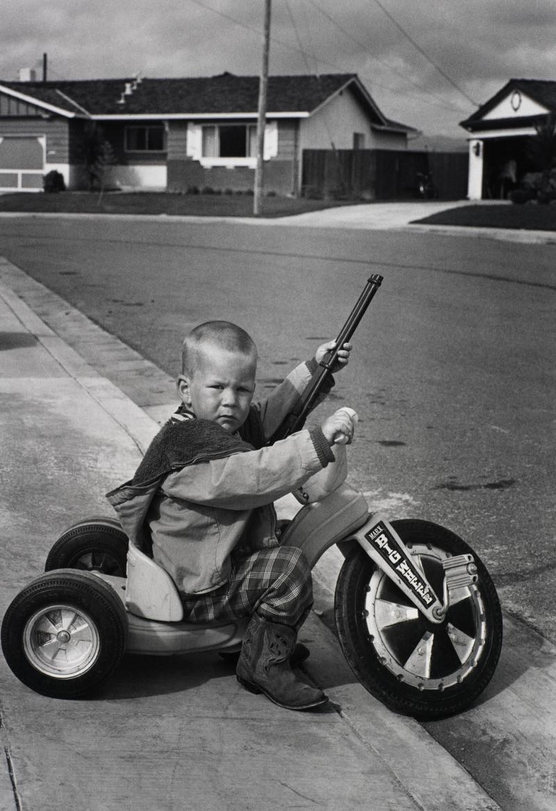 I don't feel that Richie playing with guns will have a negative effect on his personality (he already wants to be a policeman). From the series Suburbia