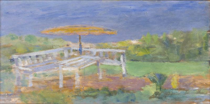 Trädgård vid Öresund
