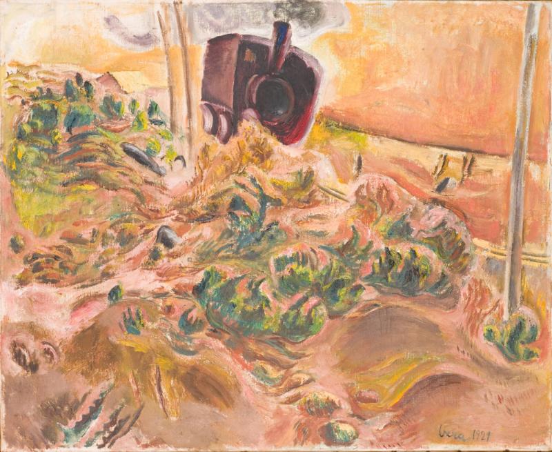 Lokomotiv i terräng