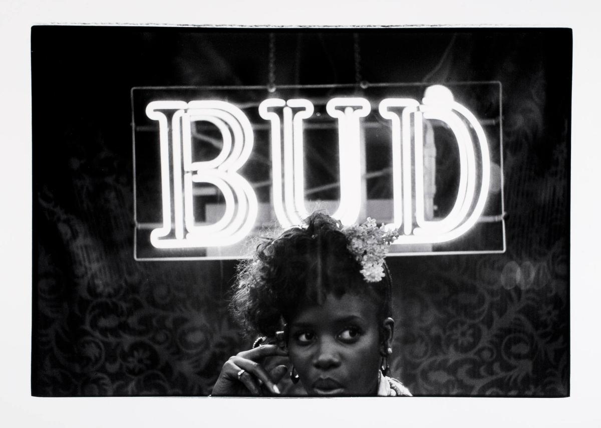Bud-ölreklam, New York. Ur serien Amerikabilder