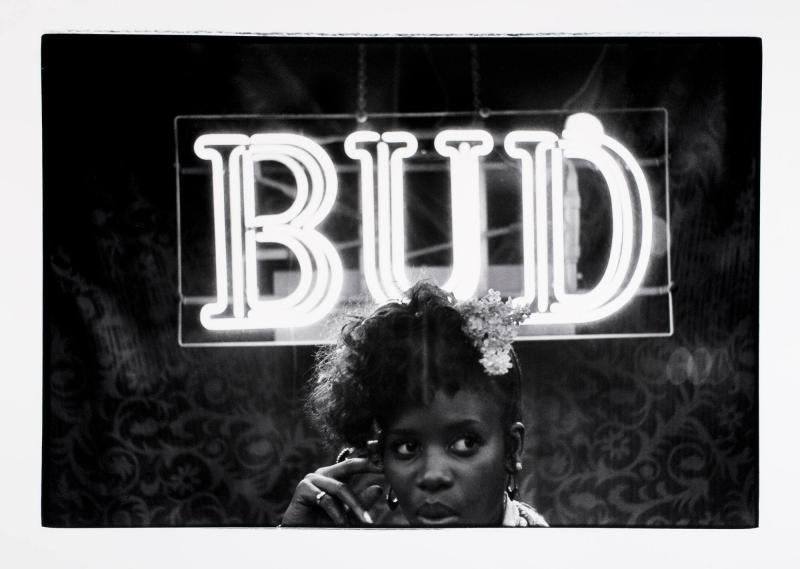 Bud-ölreklam, New York. Ur serien Amerikabilder