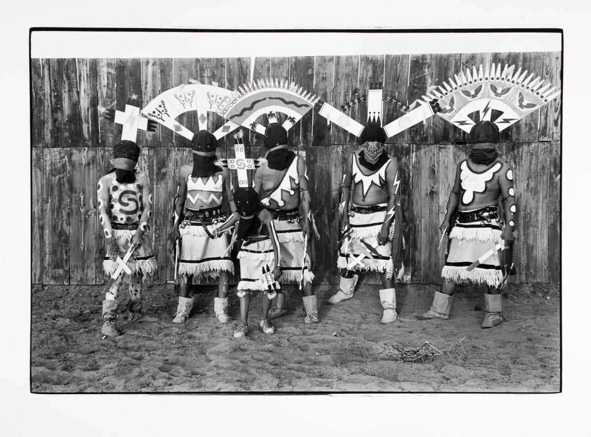 Apache-indianer, Gallup, New Mexico. Ur serien "Amerikabilder"