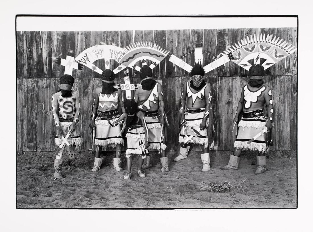 Apache-indianer, Gallup, New Mexico. Ur serien "Amerikabilder"