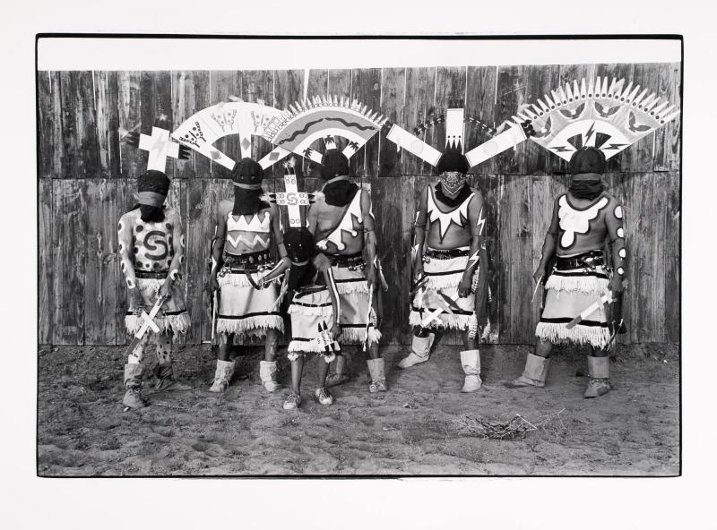 Apache-indianer, Gallup, New Mexico. Ur serien "Amerikabilder"