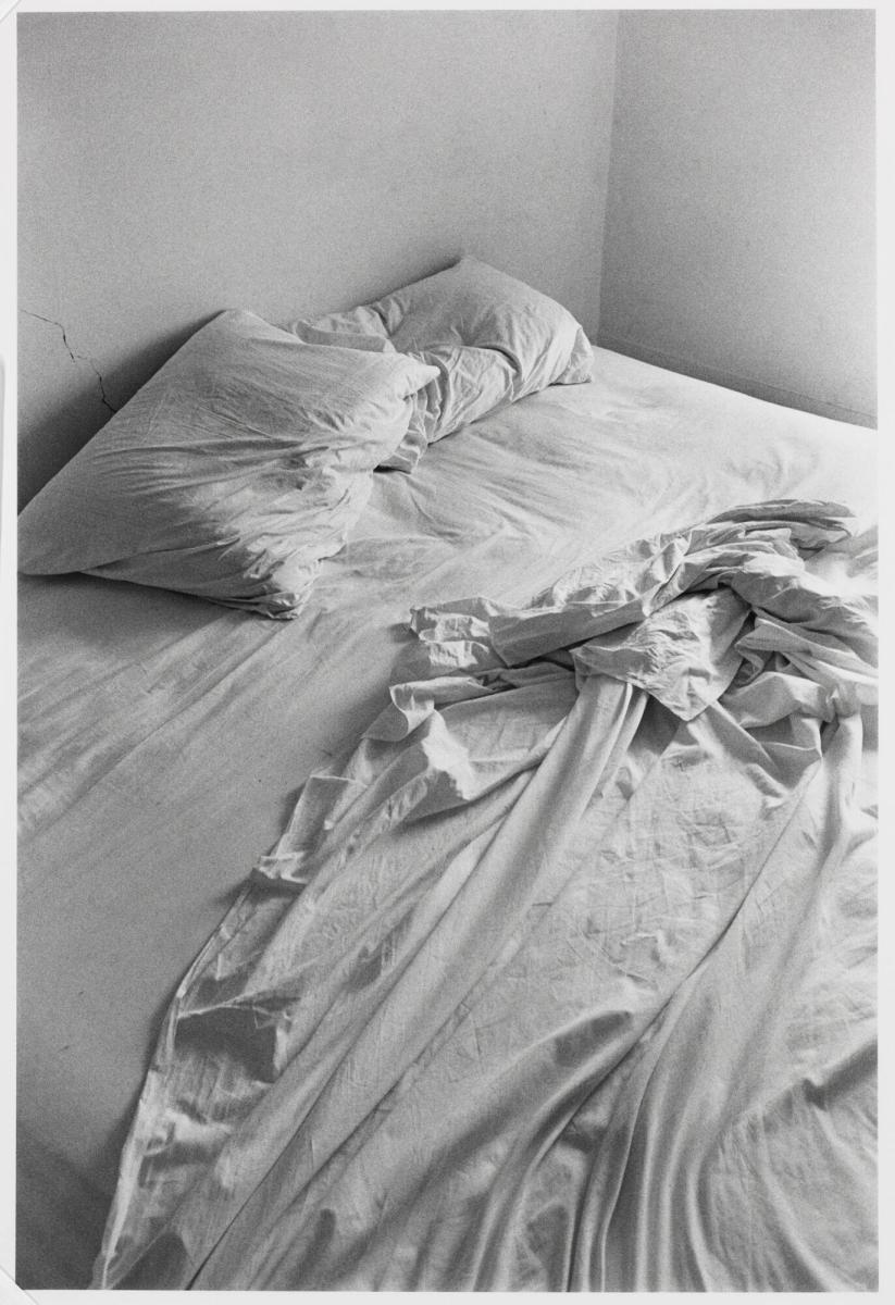Unmade bed