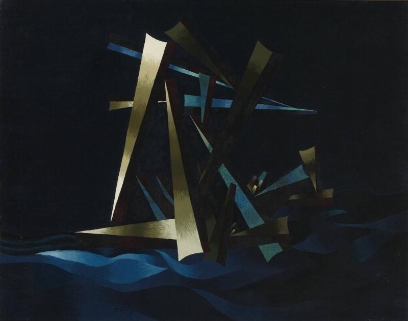 Komposition med tredimensionella former