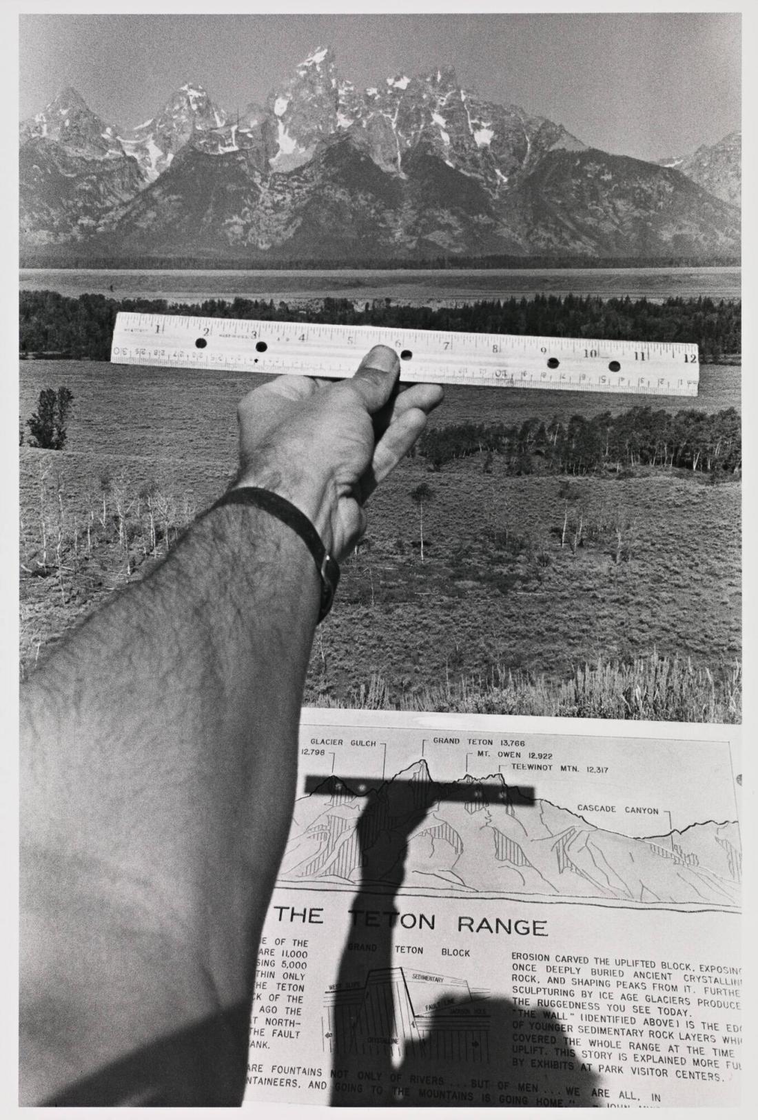 Wyoming, The Teton Range. From the series History of Photography Series
