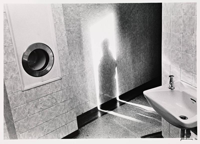 Shadow Against Toilet Wall, Ashbourne