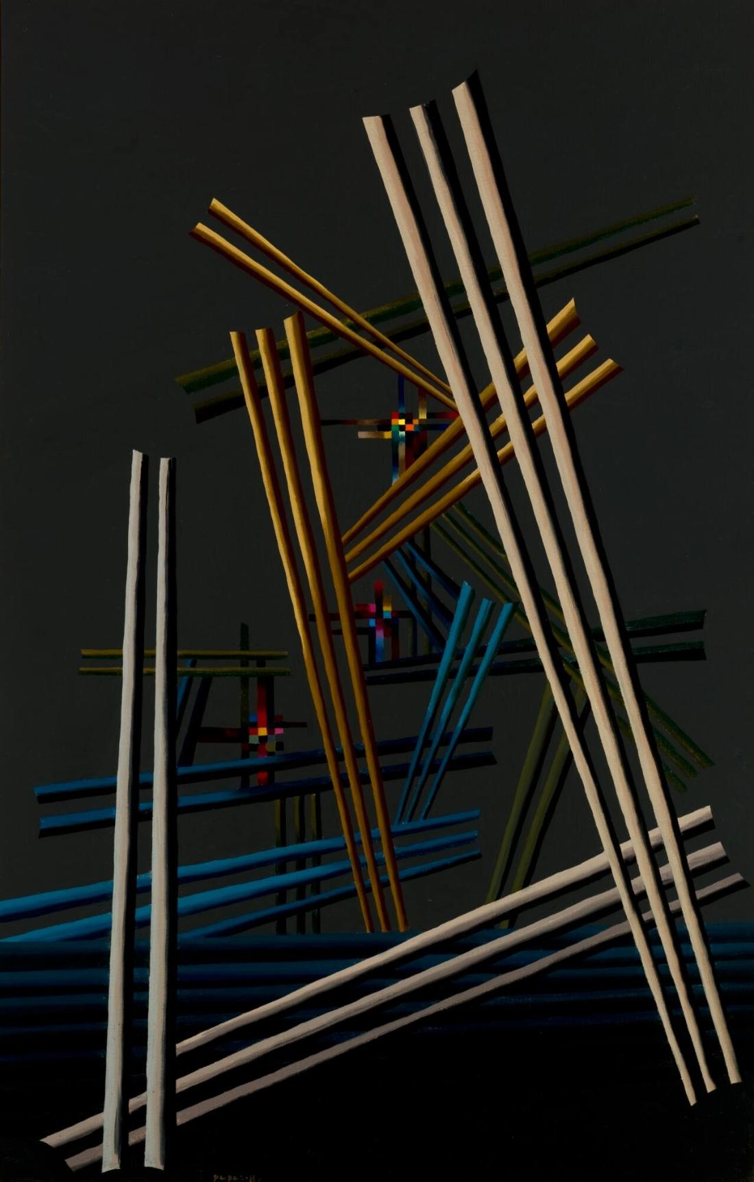 Komposition med ribbor