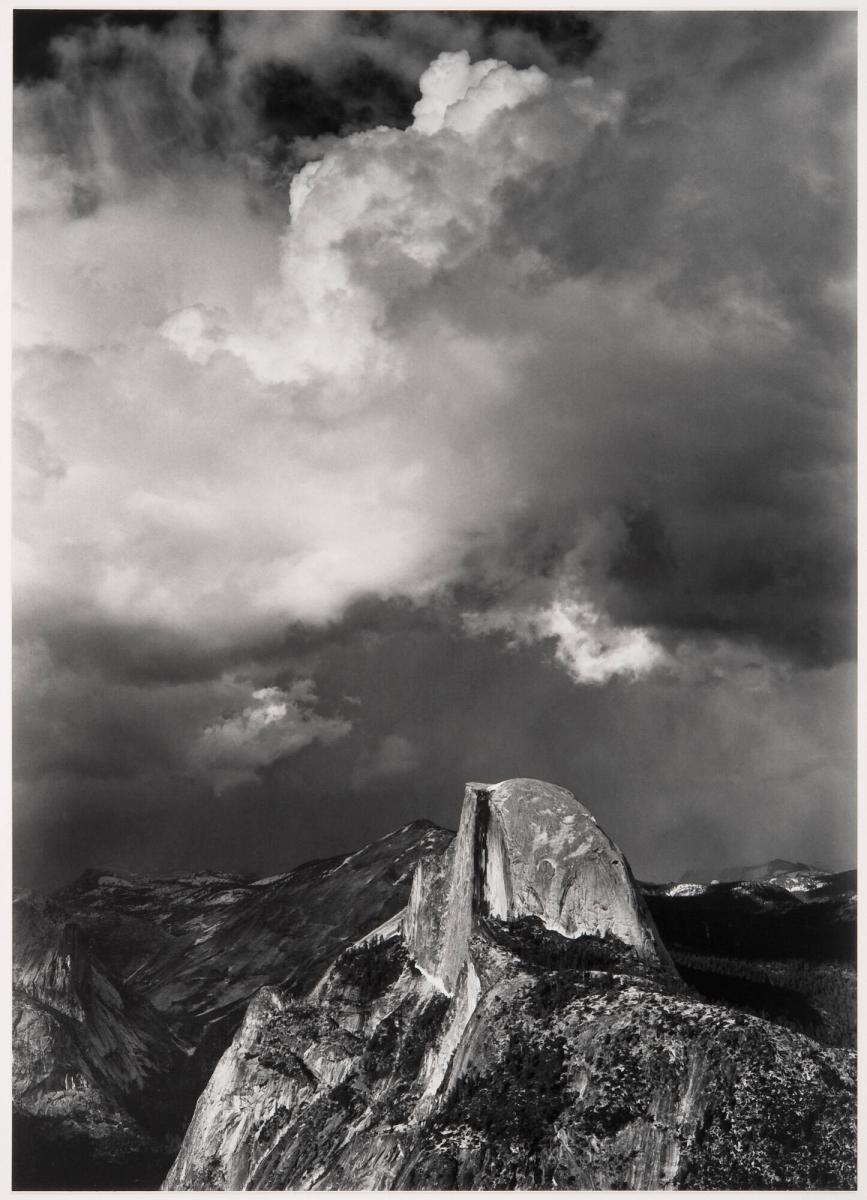 Half Dome from Glacier Point, Thunderstorm
