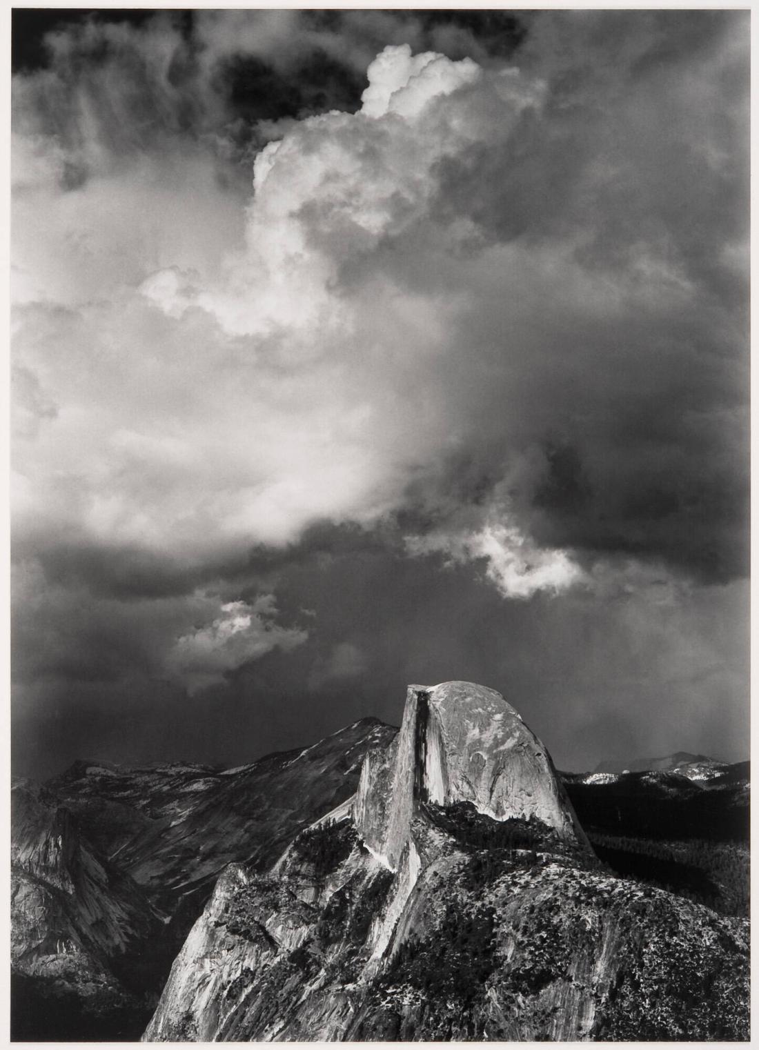 Half Dome from Glacier Point, Thunderstorm
