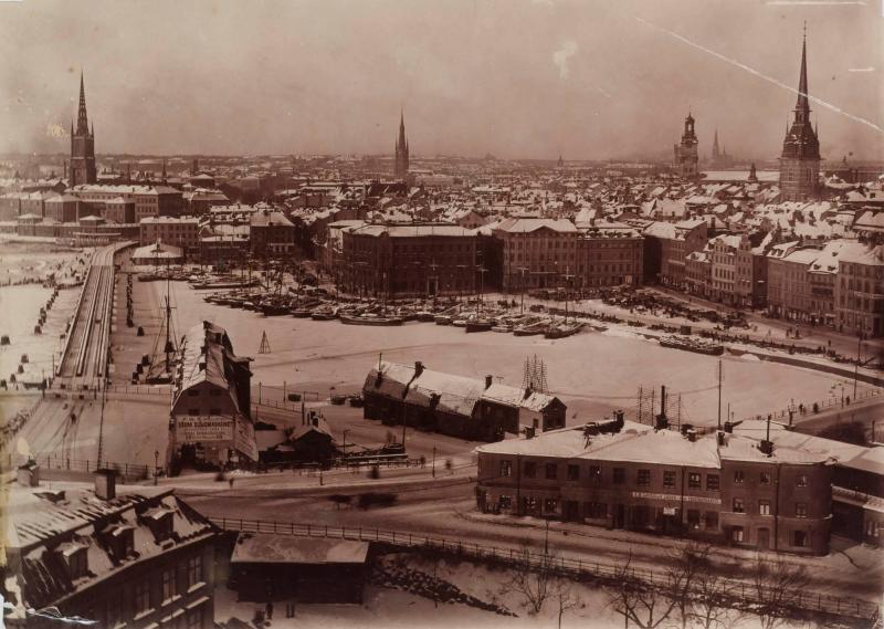Stockholm från Katarinahissen