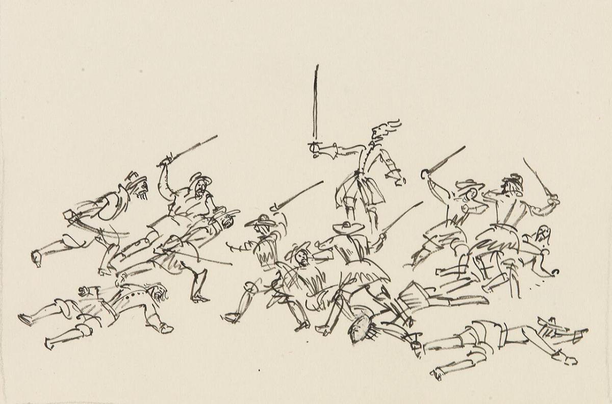 Karl XII under kalabaliken i Bender