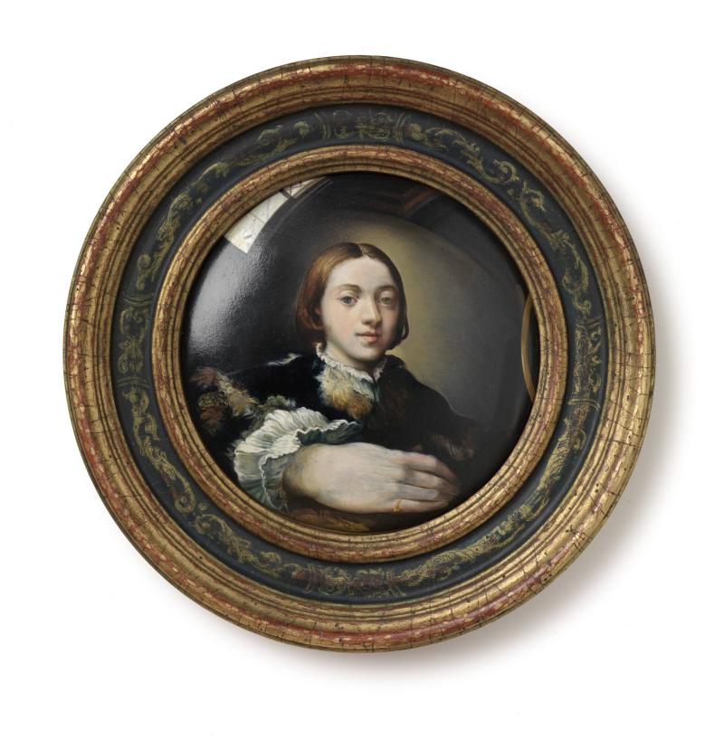 Autoportrait dans un miroir