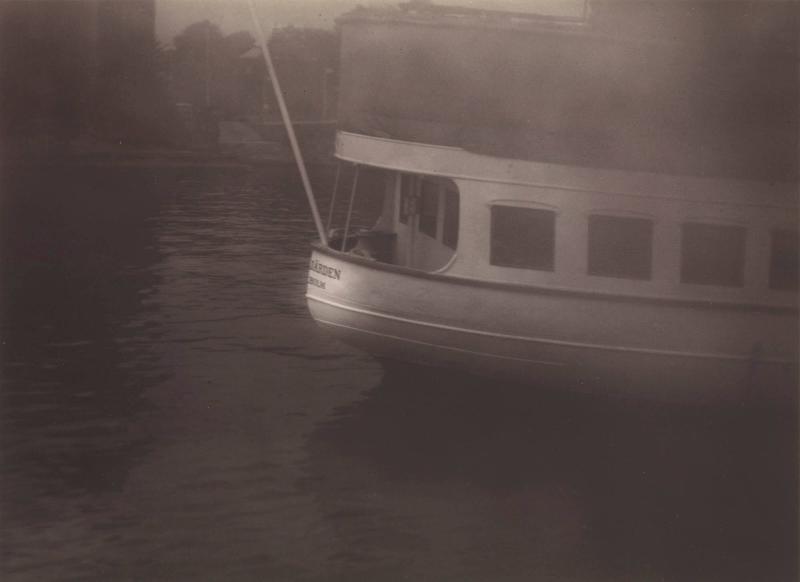 Steamboat in Fog